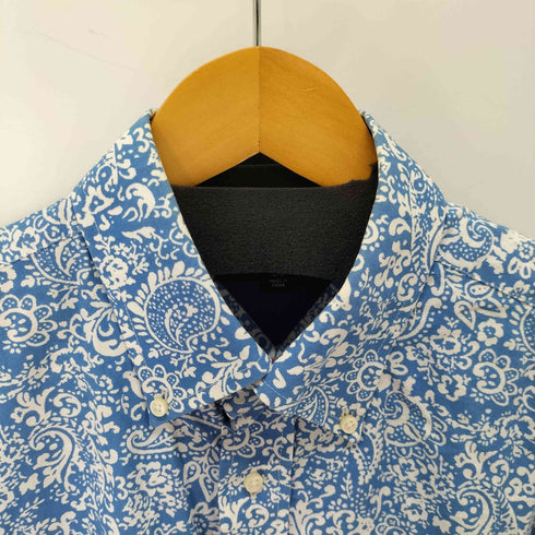 トミーヒルフィガー TOMMY HILFIGER ペイズリー ボタンダウン ロングスリーブシャツ メンズ import:L